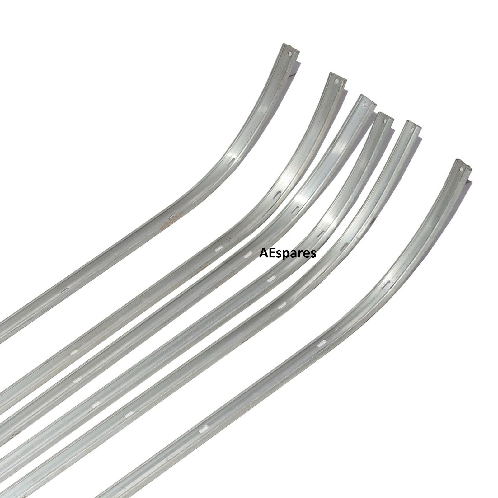Vespa PX LML 2T PE EFL Floor Runner Kit Channel Strip Set With Fixing Rivets  