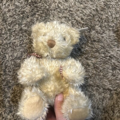 Russ Berrie Bears From The Past Hucklebeary Plush and Bean Stuffed Bear #18912