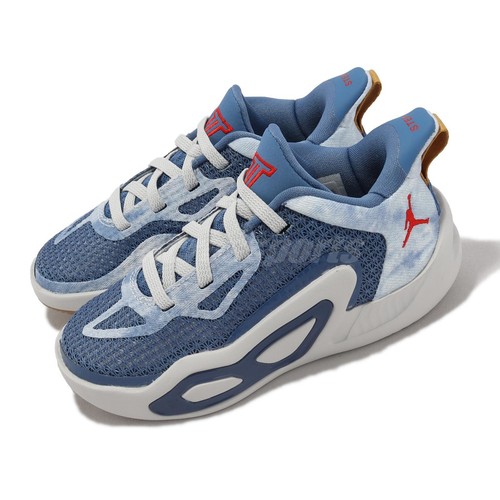 Nike Jordan Tatum 1 PS Denim Blue Kids Баскетбольная обувь для дошкольников DX5357-400