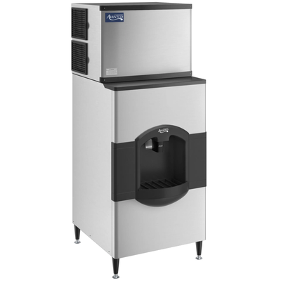 30" Air Cooled Modular Full Cube Ice Machine with Ice Dispenser - 497 lb.