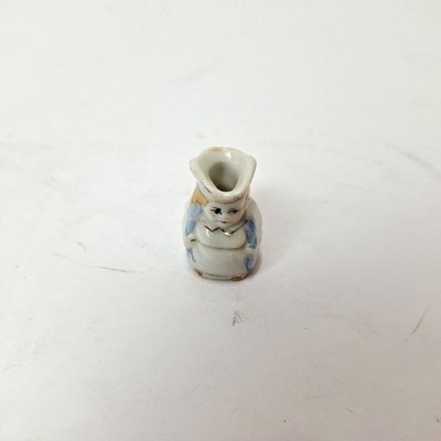 Vintage Miniature Toby Jug Pitcher Japan Ceramic Character Tin...