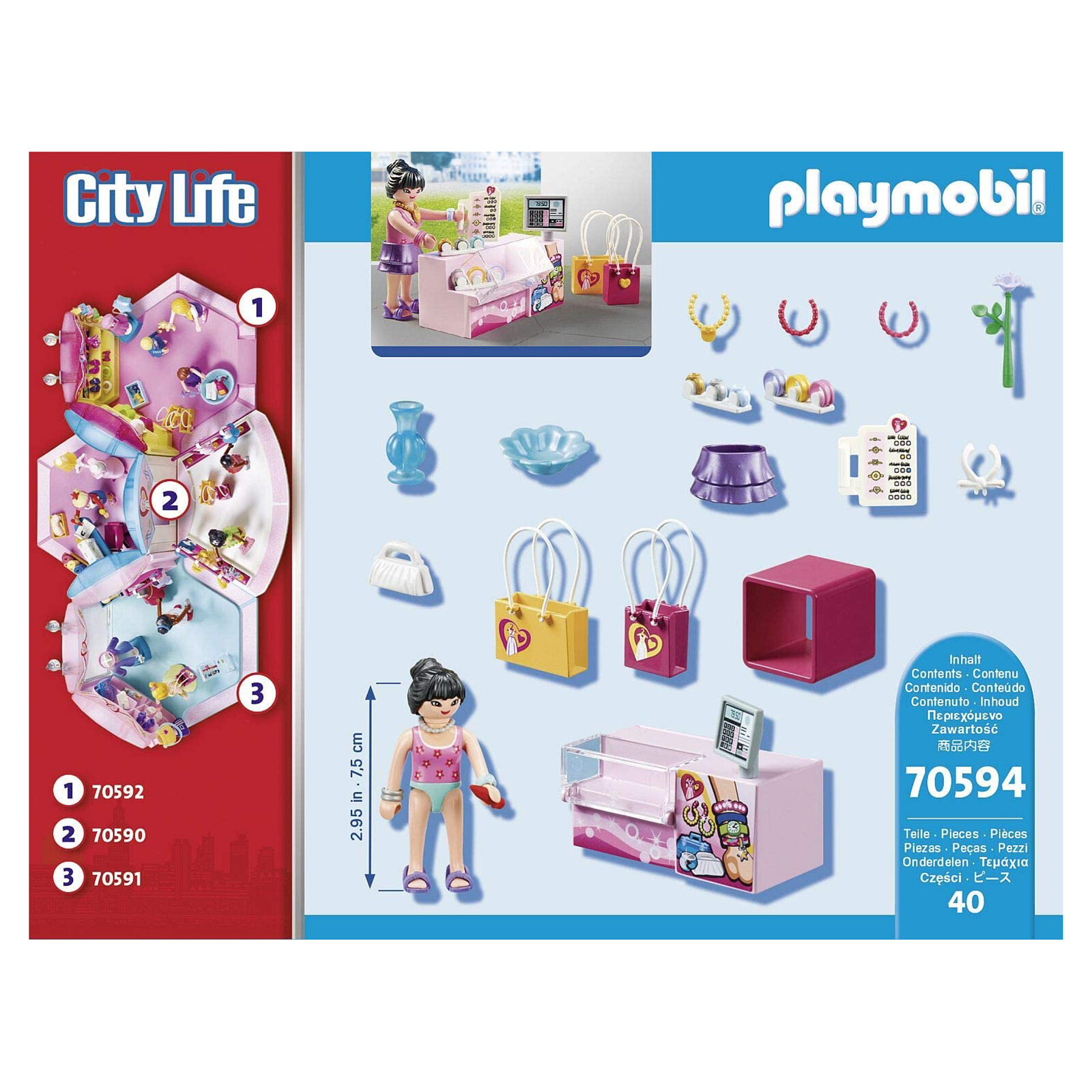 Конструктор Playmobil City Life Fashion Accessories 70594 НОВЫЙ В НАЛИЧИИ НА СКЛАДЕ 