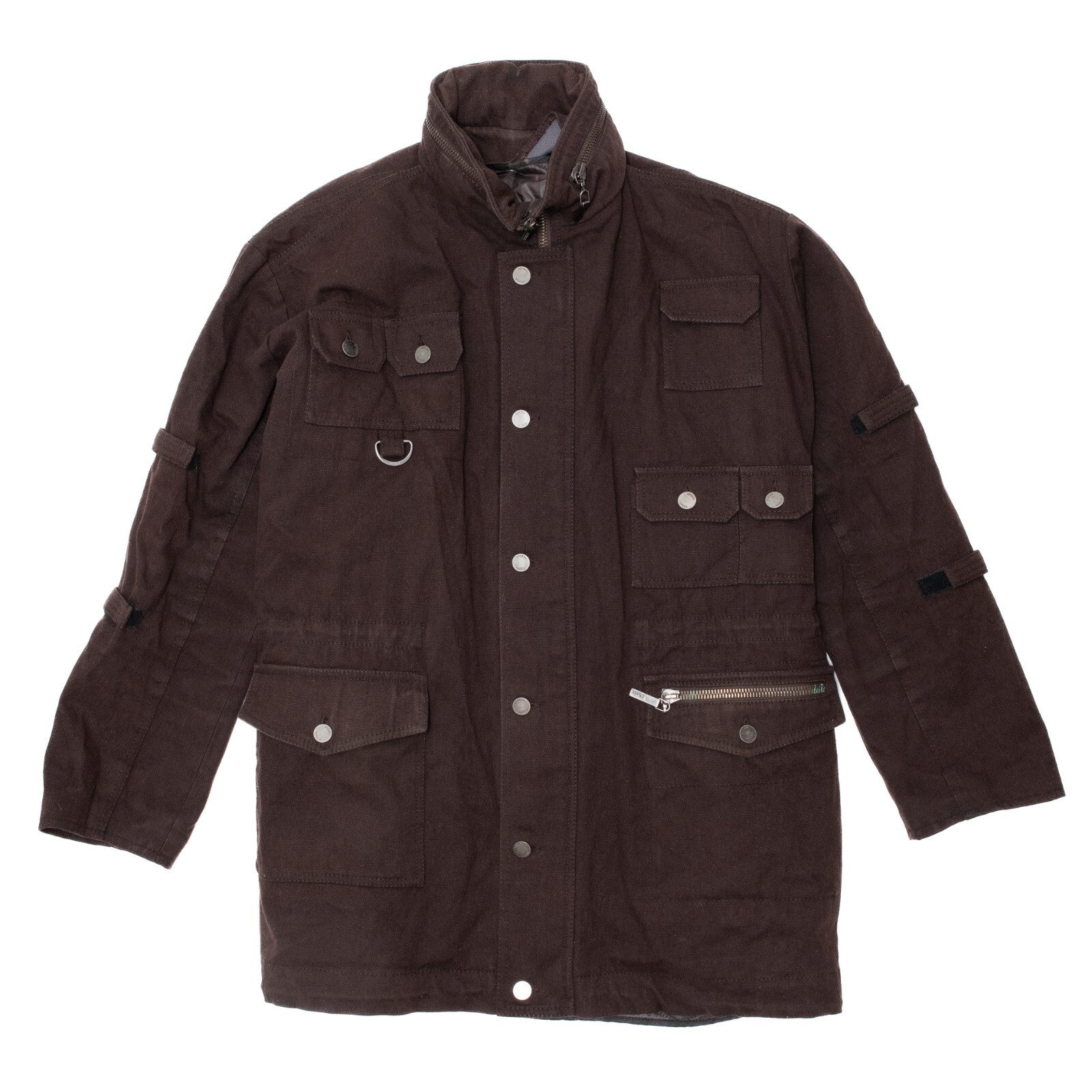 ジャケット・アウター VERSACE MULTI POCKET MILYTARY JACKET VERSUS VERSACE Size: L Multipocket Bandage Parachute Field