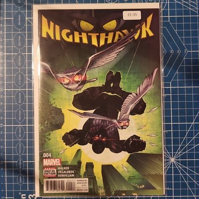 NIGHTHAWK #4 VOL. 2 9.0+ MARVEL COMIC BOOK EE-35
