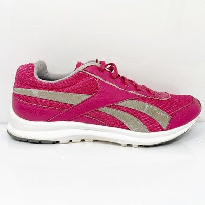 

Reebok Womens Classic 1-135039 Розовые кроссовки для бега, размер 8,5, Розовый, Classic