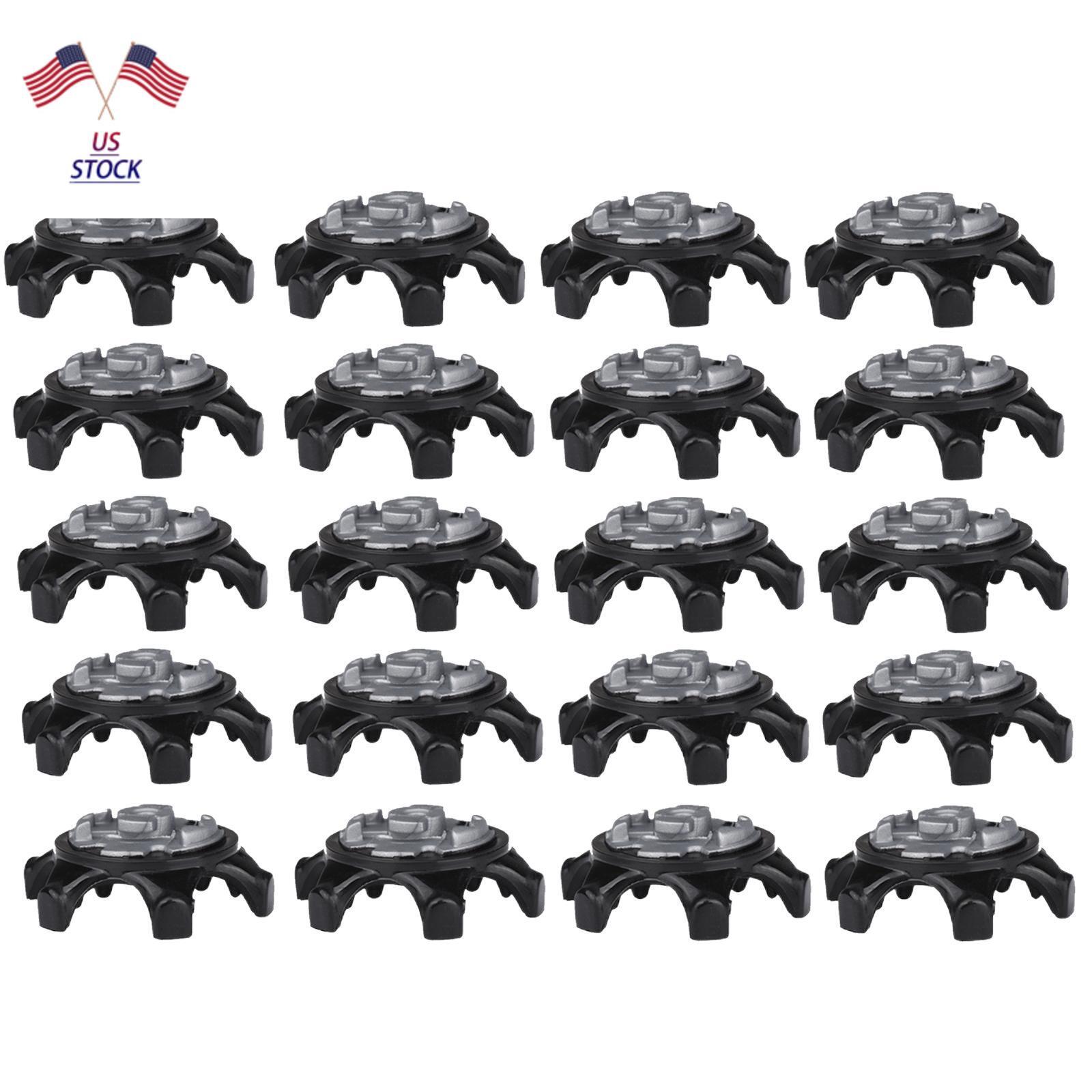 20* Soft Plastic Golf Shoe Spikes Replacement Cleat Fast Twist For Adida Champ