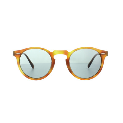 Pre-owned Oliver Peoples Sunglasses Gregory Peck 5217 1483r8 Havana Indigo Photochromic In Purple