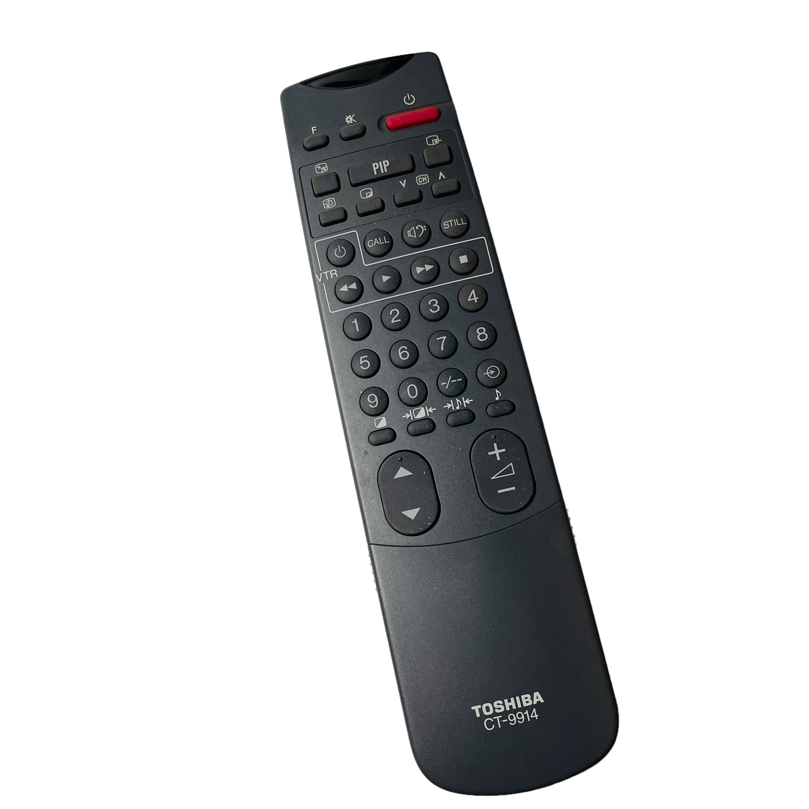 Genuine Toshiba CT-9914 TV Remote Control Tested Black