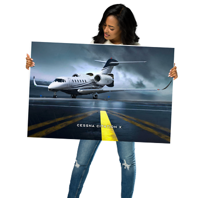 Cessna Citation X Poster 24"x36"