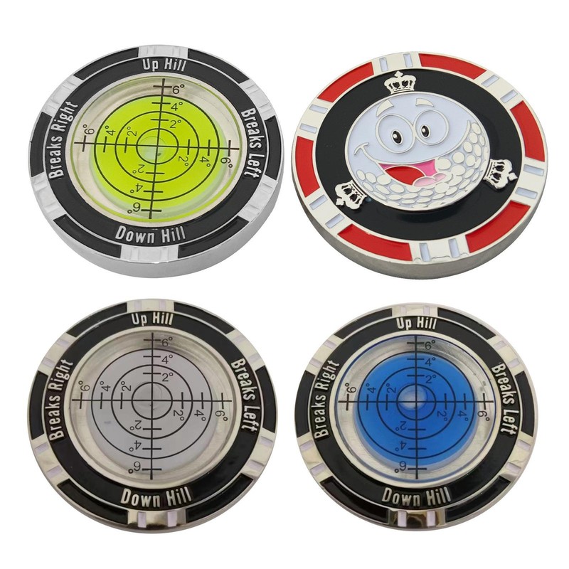 Golf Green Reader Compact Round Golf Putting Alignment Aid Golf Ball Marker