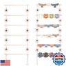 SNOWSTAR Flower Hair Claw Clip Organizer,Hanging Hair Clip Holder and Storage for Women Girls,Claw Clip Hanger Home Decor for Wall,Door,Closet