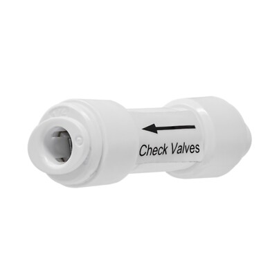 Metpure 1/4'' Quick Connect One Way Check Valve For RO Water Filtration Systems