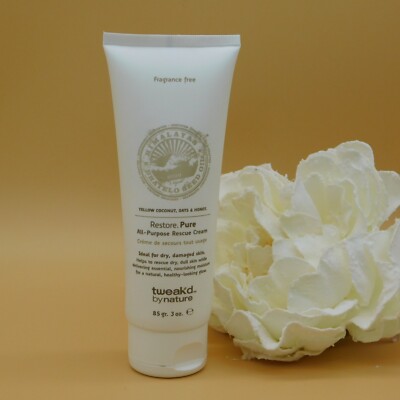 Tweak'd By Nature Restore PURE All-Purpose Rescue Cream 3 oz New SEALED