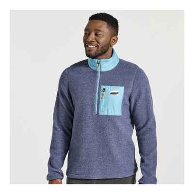 

Мужская одежда Saucony Rested Sherpa 1/4 Zip Sodalite Heather