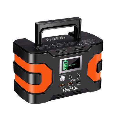 200W Peak Power Station, Flashfish [CPAP] [Battery] 166Wh 45000mAh Backup [Po...