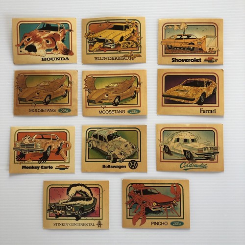 カーズ トレーディングカード 1976 WONDER BREAD CRAZY CARS 16 CARD LOT 11/20 | eBay