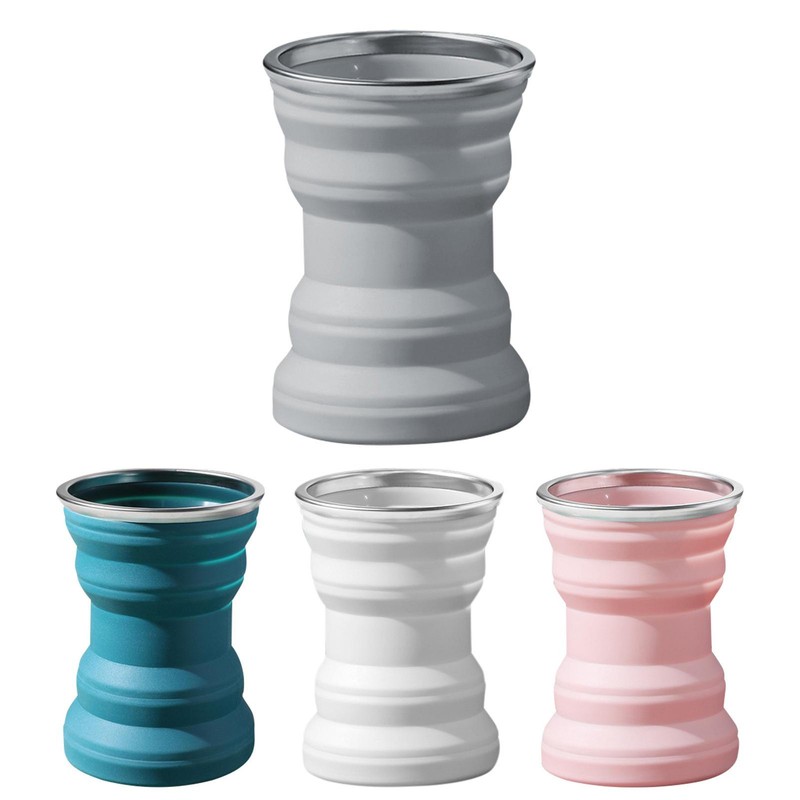 For Traveling Reusable Silicone Collapsible Travel Cup