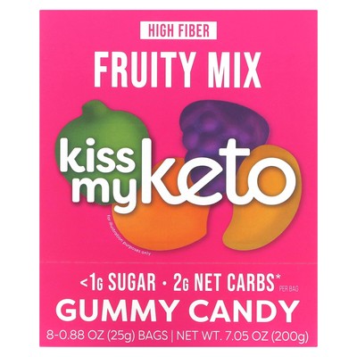 Gummy Candy, фруктовая смесь, 8 пакетиков по 0,88 унции (25 г) каждый