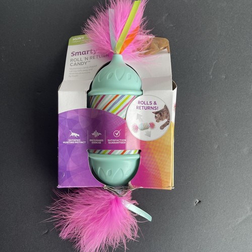 SmartyKat Roll 'N Return Mysterious Motion Rolling Candy Cat Toy
