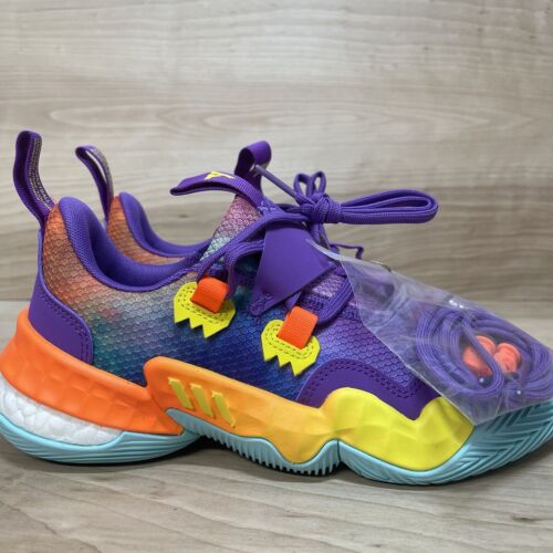 Adidas Trae Young 1 Tie-Dye Mens Boys Sz 7 M Athletic