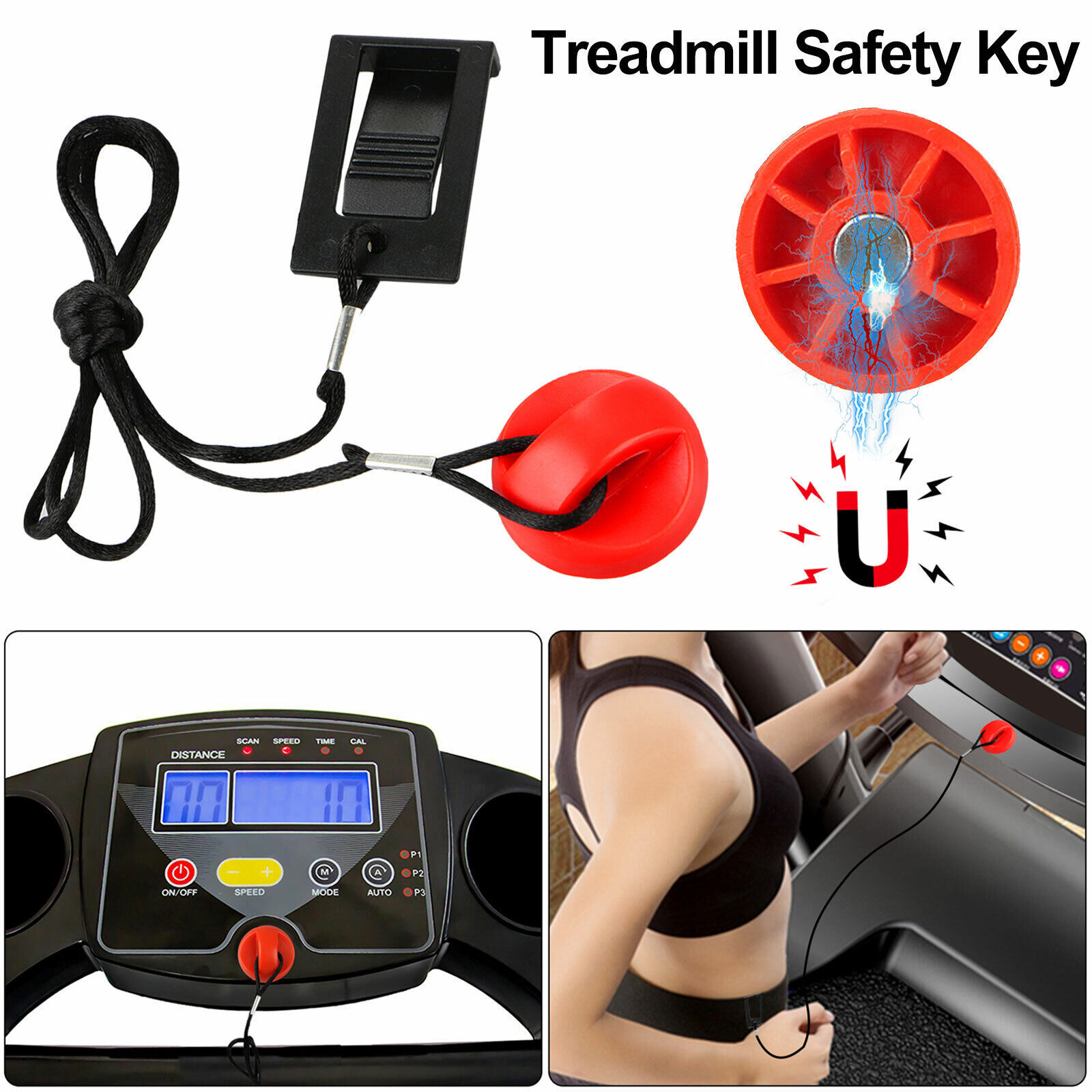 Treadmill Magnet Safety Key Universal Treadmill Safety Key