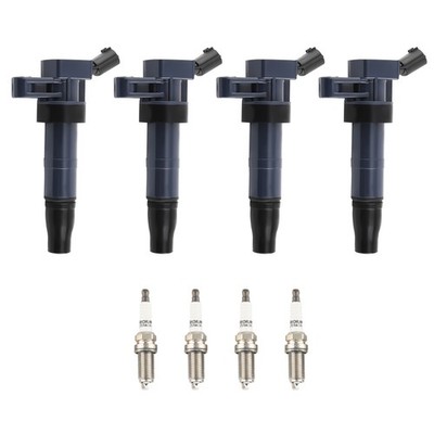 Ignition Coil & Spark Plug Set for Hyundai Equus Genesis Kia Borrego V8 4.6L