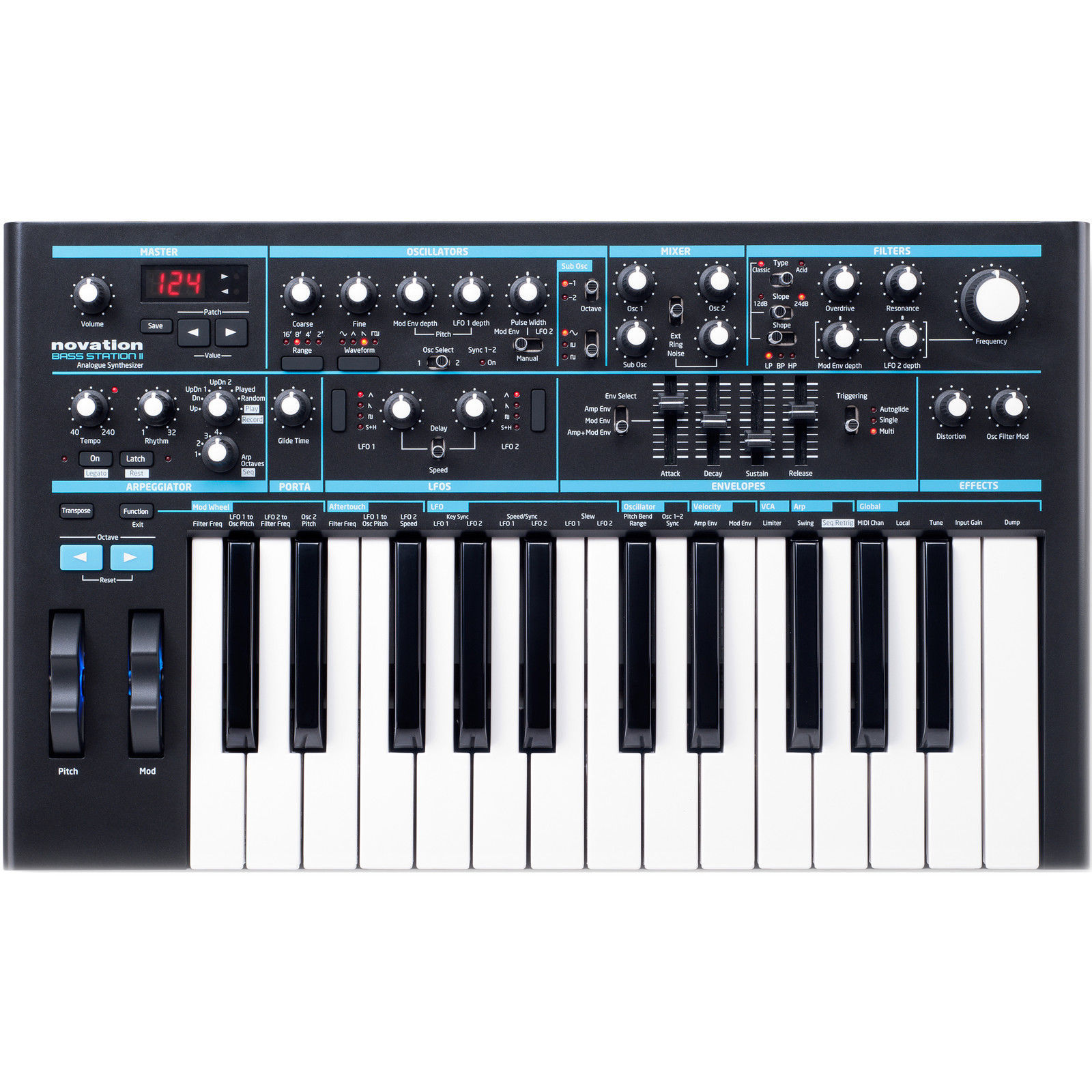 Novation Pro Audio Synthesizers