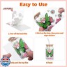 UV DTF Cup Wraps for 16 oz Glass Cups, 10 Sheets Rub on Transfers for Crafts, Cute Wrap Transfer Stickers Cup Decals Bulk for Tumblers Libbey Wood Furniture