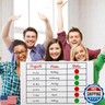 Xuhal 40 Pcs Double Sided Red Green Magnets 1.26'' Red Green Flip Reversible Magnets Dots for Whiteboard Mini Colored Double Sided Reversible Circle Indicators for Office Kitchen Classroom Decoration