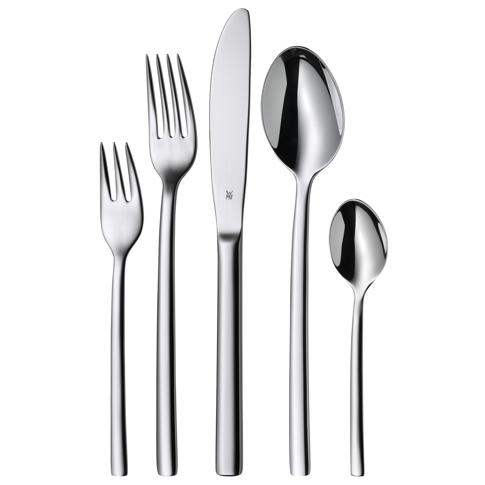 WMF Besteck Besteckset 12 Personen Miami 60tlg Monobloc-Messer Edelstahl poliert