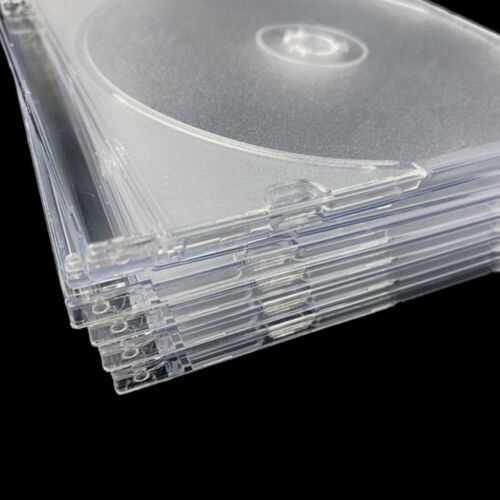 100 Pochettes protection boîtier CD refermables PP