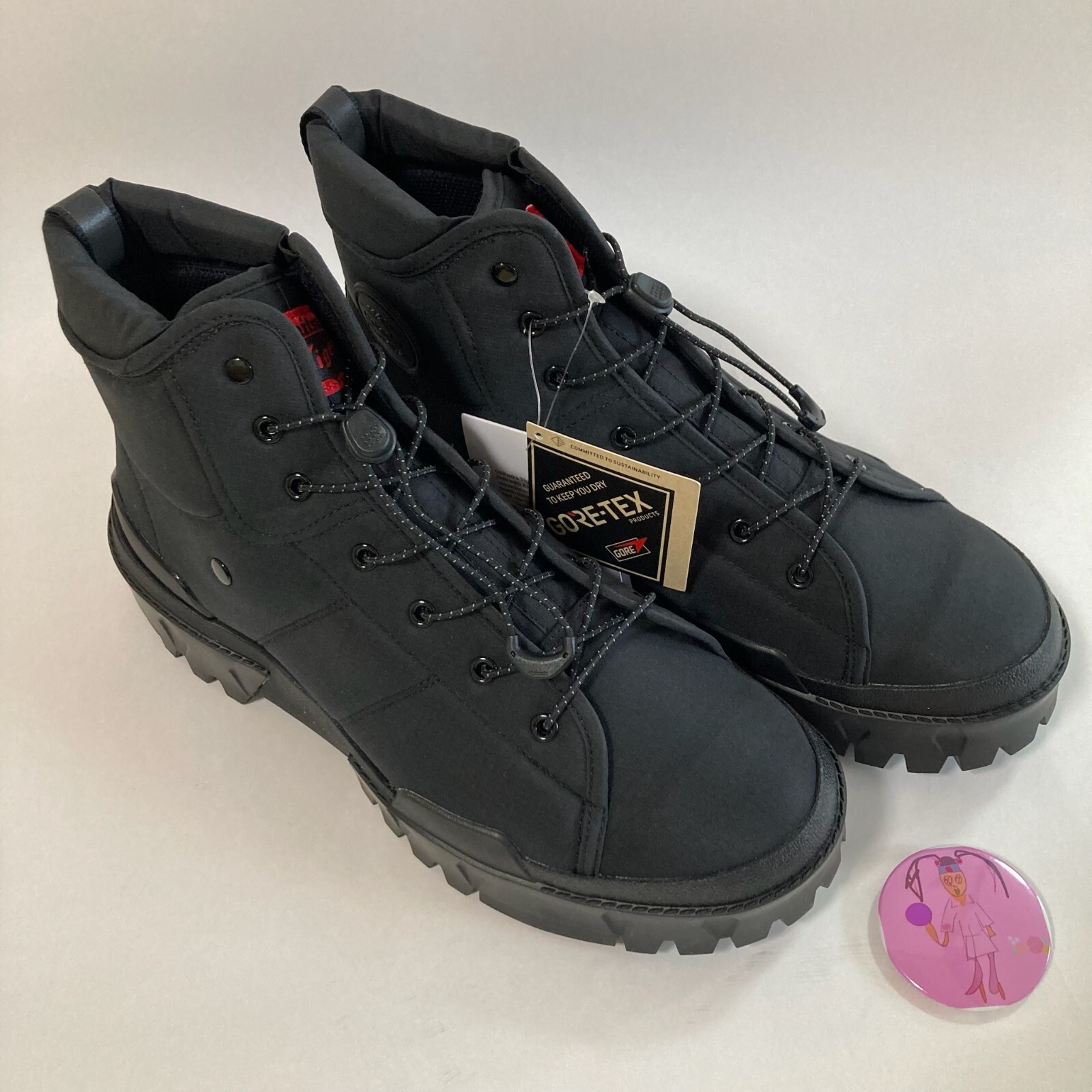 Pre-owned Onitsuka Tiger Tiger Hmr Peak G-tx 1183a809.001 Black/black Gore-tex