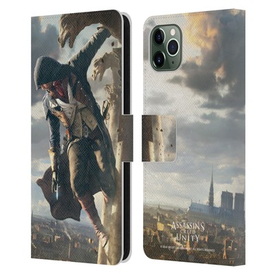 ASSASSIN'S CREED UNITY KEY ART LEATHER BOOK WALLET CASE FOR APPLE iPHONE PHONES