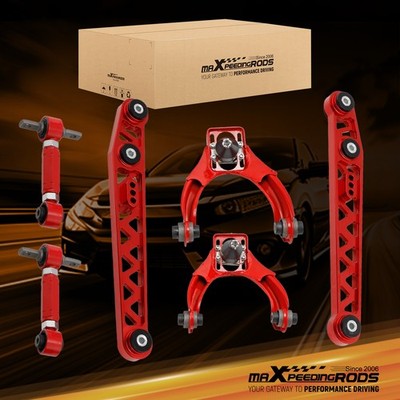 Rear Lower+Front Upper Control Arm+Rear Camber Kit For Honda Civic 1996-2000 EK