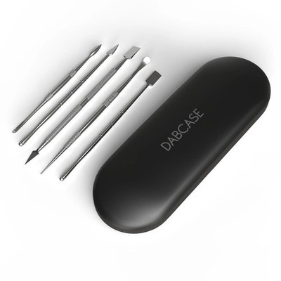 Dabbing Tool JCASE Set Werkzeug für Öl Wachs Konzentrat Dab Kolophonium JCASE