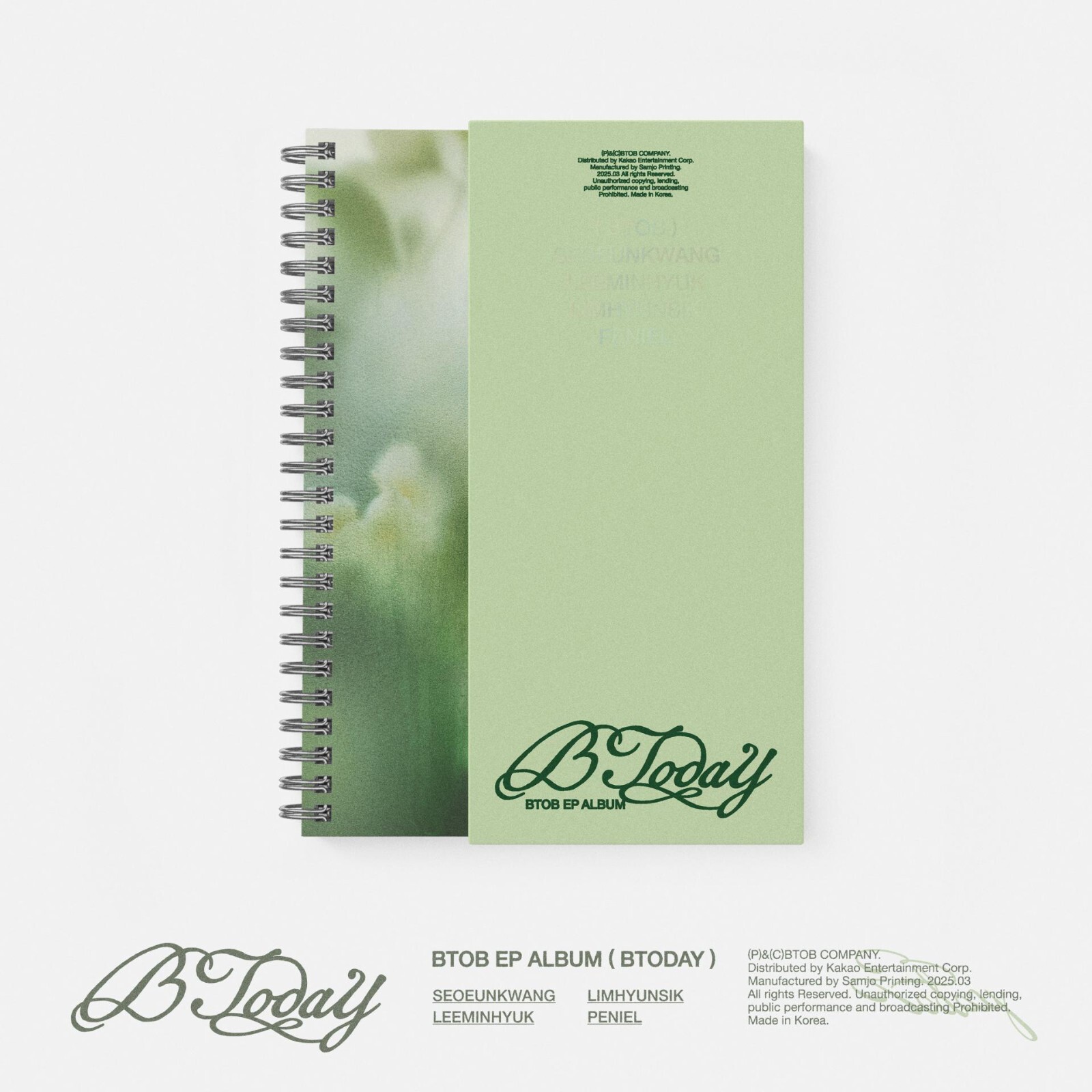 BTOB フォトブック BTOB EP Album BTODAY Photobook Ver CD+P.Book+P.Card+Sticker+