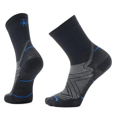 Мужские носки Smartwool Run Zero Cushion Mid Crew Socks из мягкой шерсти
