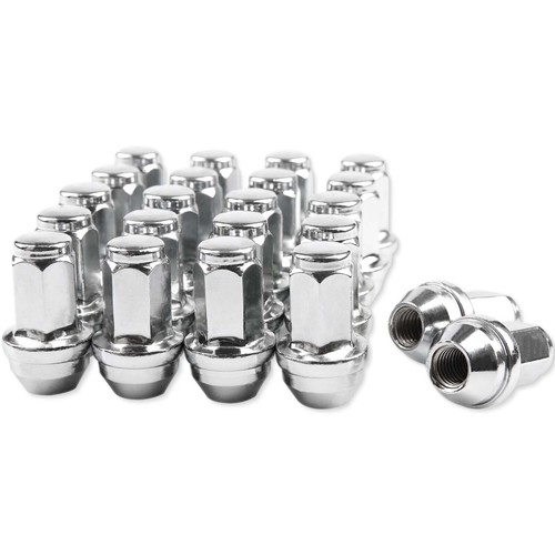 24X Chrome Spline Lug Nut 14x2 Thread FIT 04-14 FOR FORD F-150