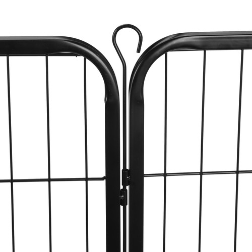 16 Panels Dog Pen Pet Playpen Kennel Fence Puppy Exercise Barrier Outdoor Indoor