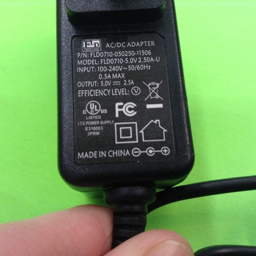 5.0 DC 2.5A Adapter FLD07105.0V 2.50AU Foreland FLD071005025011506