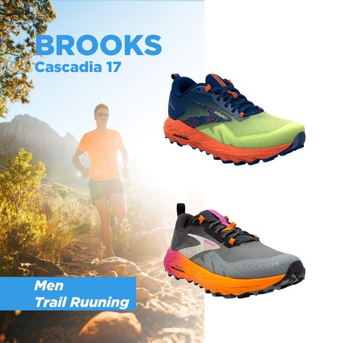 Мужские кроссовки Brooks Cascadia 17 Limited Edition для бега по горным тропам, выбор 1