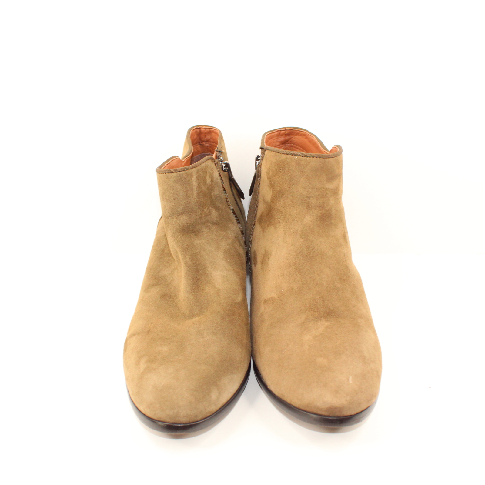 Sam Edelman Petty Women's Size 9.5 M Moss Green Block Heel Round Toe Ankle Boots - Picture 1 of 5