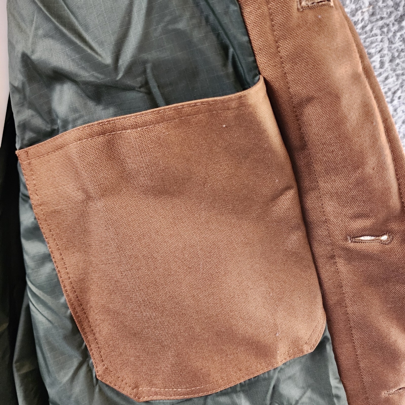 Roy Roger's x Dave's New York Wool Blend Work Jacket Men's L Duck Button Closure - Picture 8 of 17
