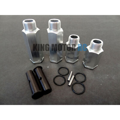 King Motor Aluminum 2''-4'' Wheel Extenders Fit HPI Baja 5B 5T 5SC 2.0 Buggy Rovan