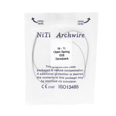 Dental Orthodontic Niti Open Coil Spool Springs Accessory 012*030  / 010*030 