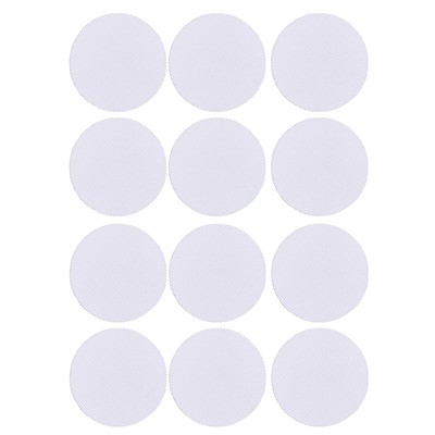 6pcs/12pcs Anti-skid Stickers Self Adhesive Multipurpose Anti-skid Bathtub White