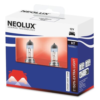 H7 12V 55W PX26d Extra Light +150% 2 St. NEOLUX