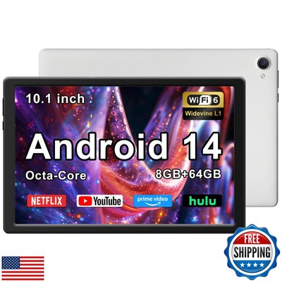 Tablet, Android Tablet with Octa-Core Processor, 10 inch Tablet with HD LCD T