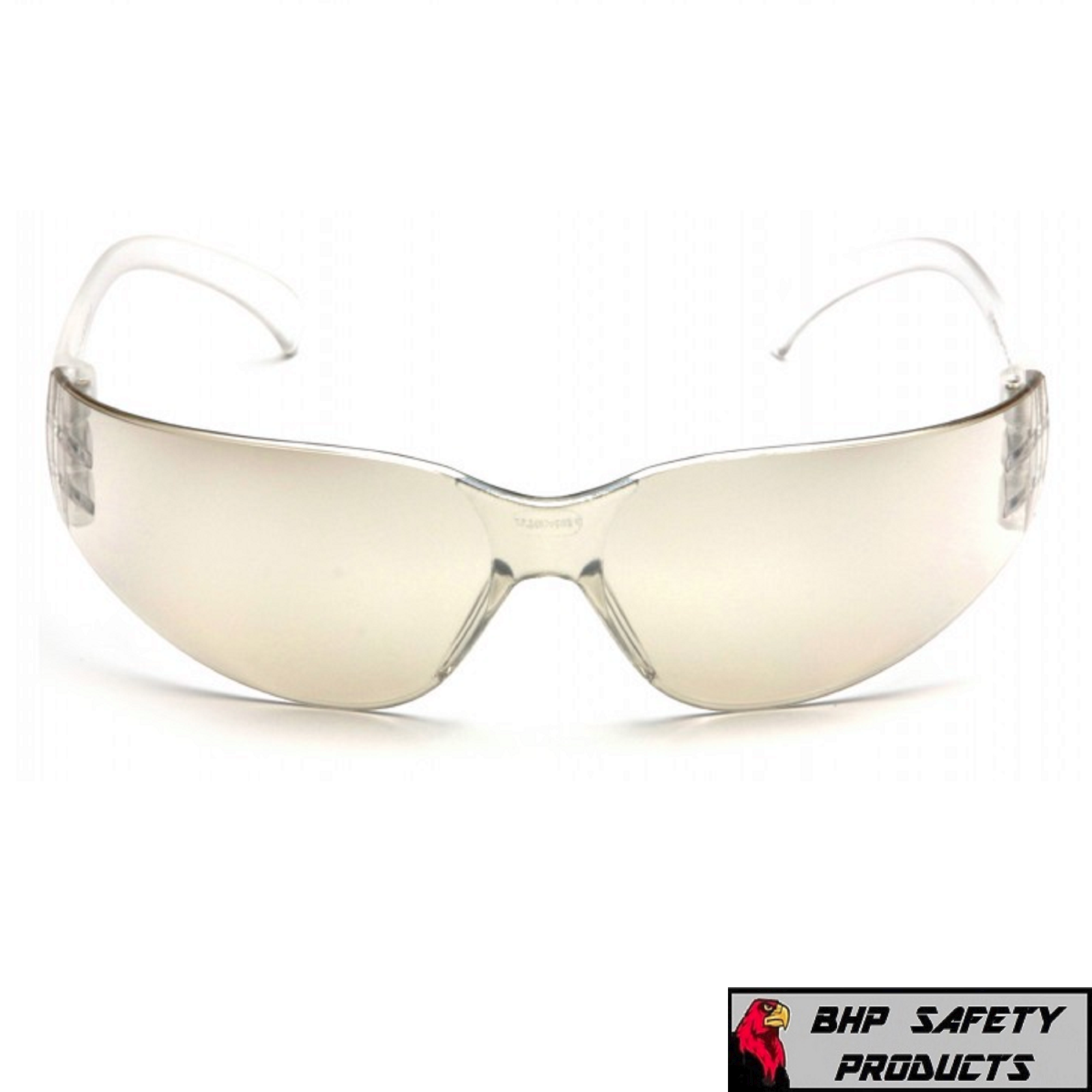 PYRAMEX INTRUDER SAFETY GLASSES I/O MIRROR LENS INDOOR/OUTDOOR S4180S (12 PAIR)