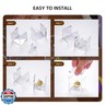Foboull Championship Ring Display Case, Acrylic Display Box and Holder for Super Bowl, Championship, and Baseball Rings, for Collectors and Enthusiasts, 1pc